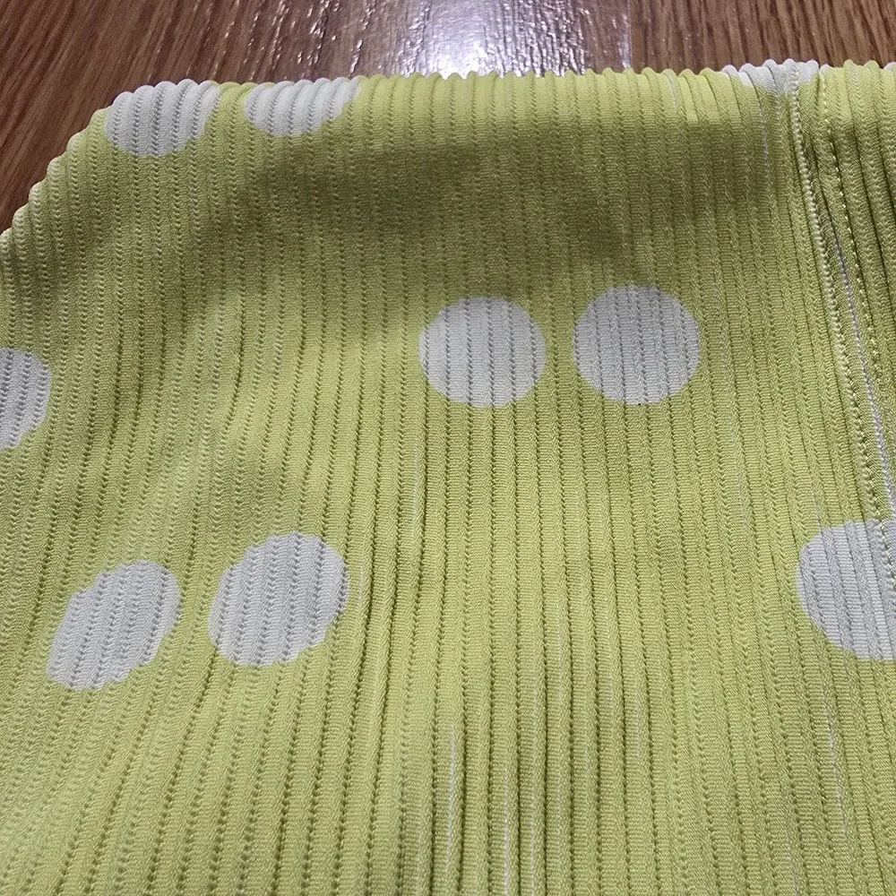 Madewell‎ Womens High Waisted Polka Dot  Bikini Bottom Size XXL Green Swim NWT